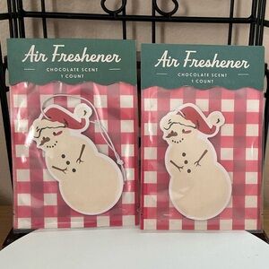 Target Bullseye Playground Chocolate Scented Snowman Air Freshener